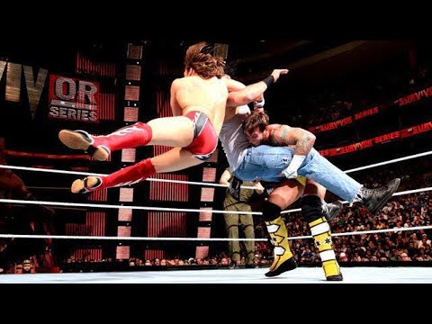 CM Punk & Daniel Bryan vs The Wyatt Family Survivor Series 2013 Highlights background