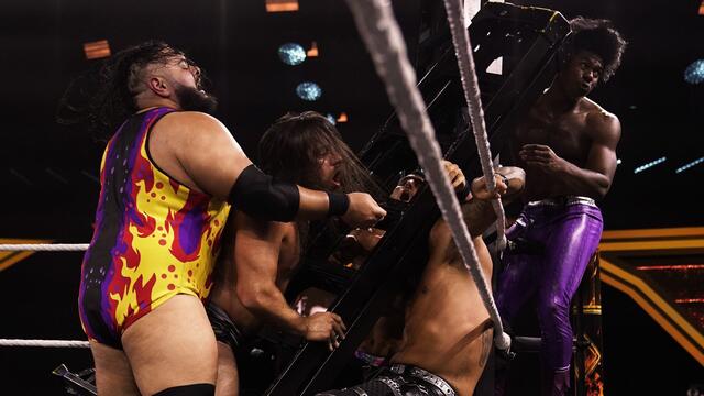 Bronson Reed jumpstarts Tower of Doom in North American Title Ladder Match: NXT TakeOver XXX (WWE Network Exclusive) backdrop