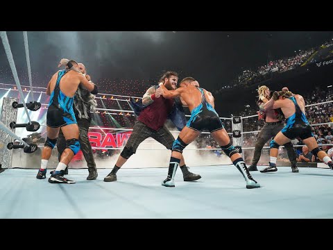 The Wyatt Sicks vs Chad Gable & Creed Brothers RAW 8/5/2024 Highlights