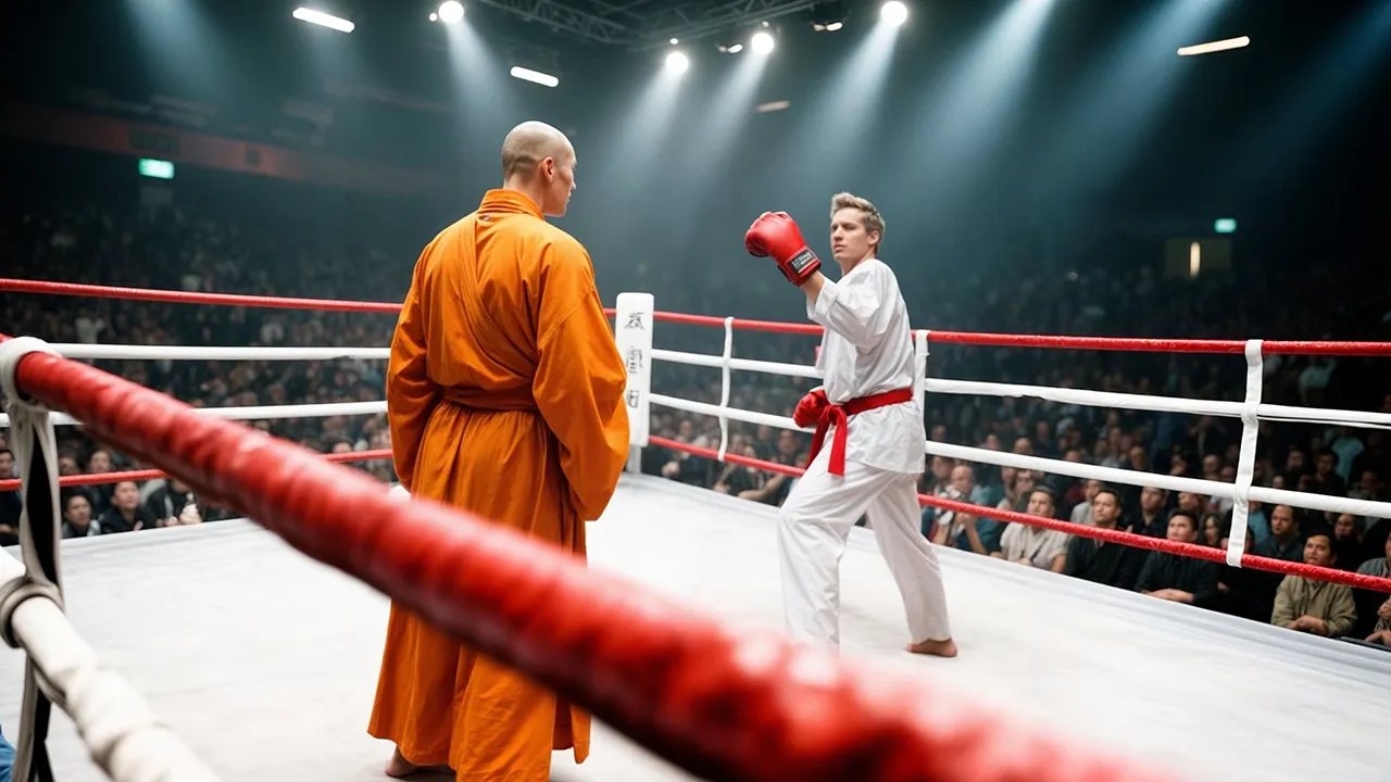 KungFu Master Shaolin Vs Karate Master | Don't Mess With Shaolin Monk