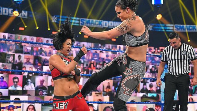 Nia Jax & Shayna Baszler vs. Bayley & Sasha Banks – WWE Women’s Tag Team Championship Match: SmackDown, September 4, 2020