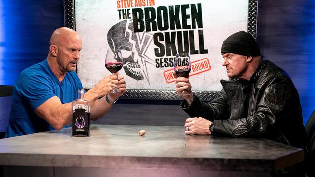 Undertaker & “Stone Cold” taste the new Undertaker wine: Broken Skull Sessions extra background