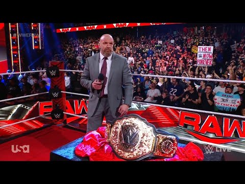 Triple H introduces a brand new World Heavyweight Championship: WWE Raw, April 24, 2023