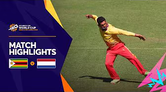 Zimbabwe v Netherlands | Match Highlights | T20 World Cup Warm-up
