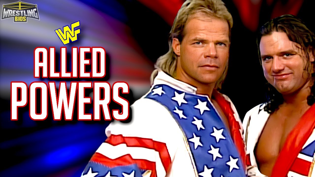 The Allied Powers in WWF : Lex Luger & Davey Boy Smith background