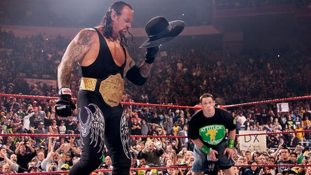 The Undertaker teams with John Cena in a super match: Raw, Nov. 16, 2009 backdrop