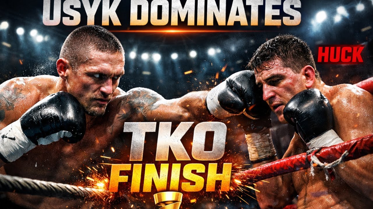 Oleksandr Usyk vs Marco Huck TKO | Relentless Pressure Ends Former Champion | Boxing Highlights HD