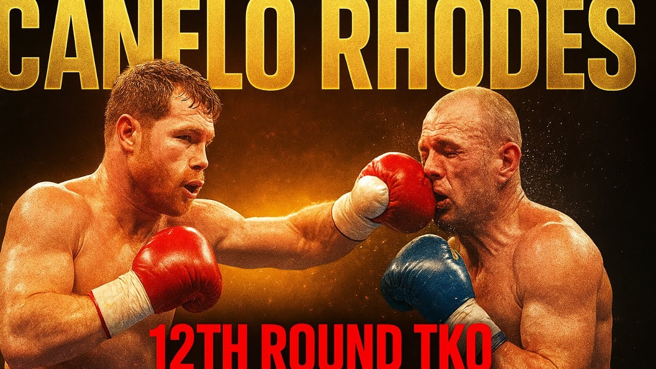 Canelo Alvarez vs Ryan Rhodes | Brutal TKO Finish | Full Boxing Fight Highlights HD
