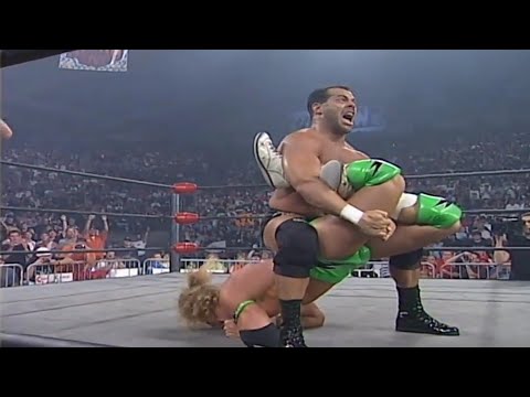 Dean Malenko 🧊 vs. Lenny Lane (WCW Monday Nitro 25/5/1998)WCW Cruiserweight Championship.👑 background