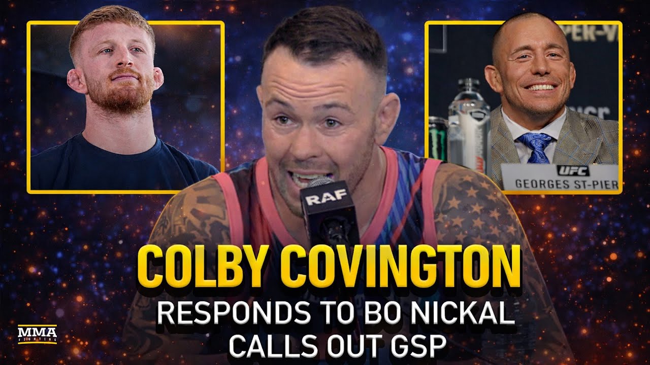 Colby Covington REACTS To Bo Nickal's UFC White House Challenge, Talks Rockhold Win, GSP | RAF 5