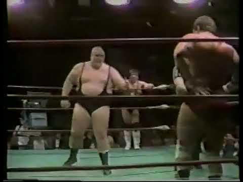 King Kong Bundy and Wahoo McDaniel Tag Match. Georgia 1984 backdrop