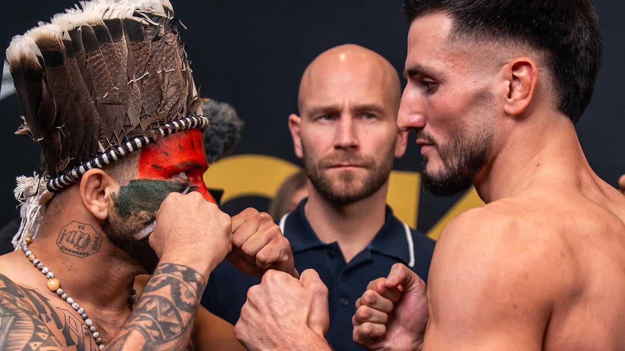 Official Weigh-In | OKTAGON 78 ๐ฌ๐ง๐ฎ๐ช background