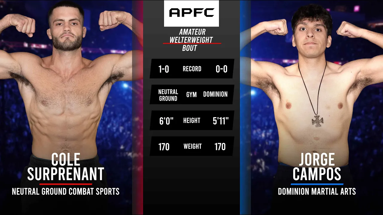 FLASH KNOCKOUT! COLE SURPRENANT vs JORGE CAMPOS | #APFCRMBL