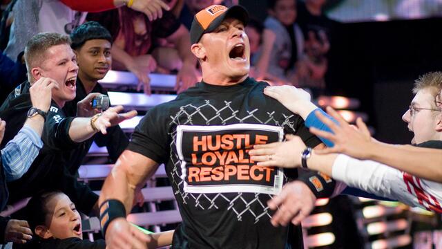 John Cena returns in the Royal Rumble Match: Royal Rumble 2008 background
