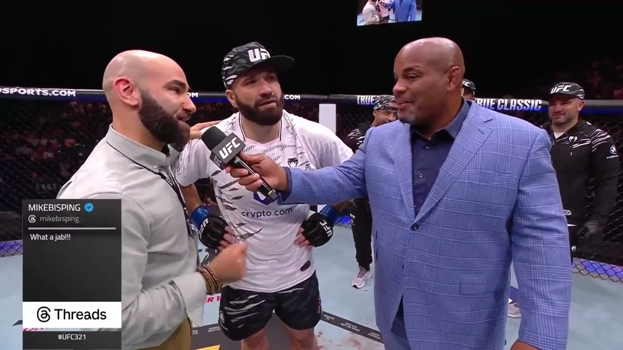 Azamat Murzakanov reacts to his KO win over Rakic| #UFC 321