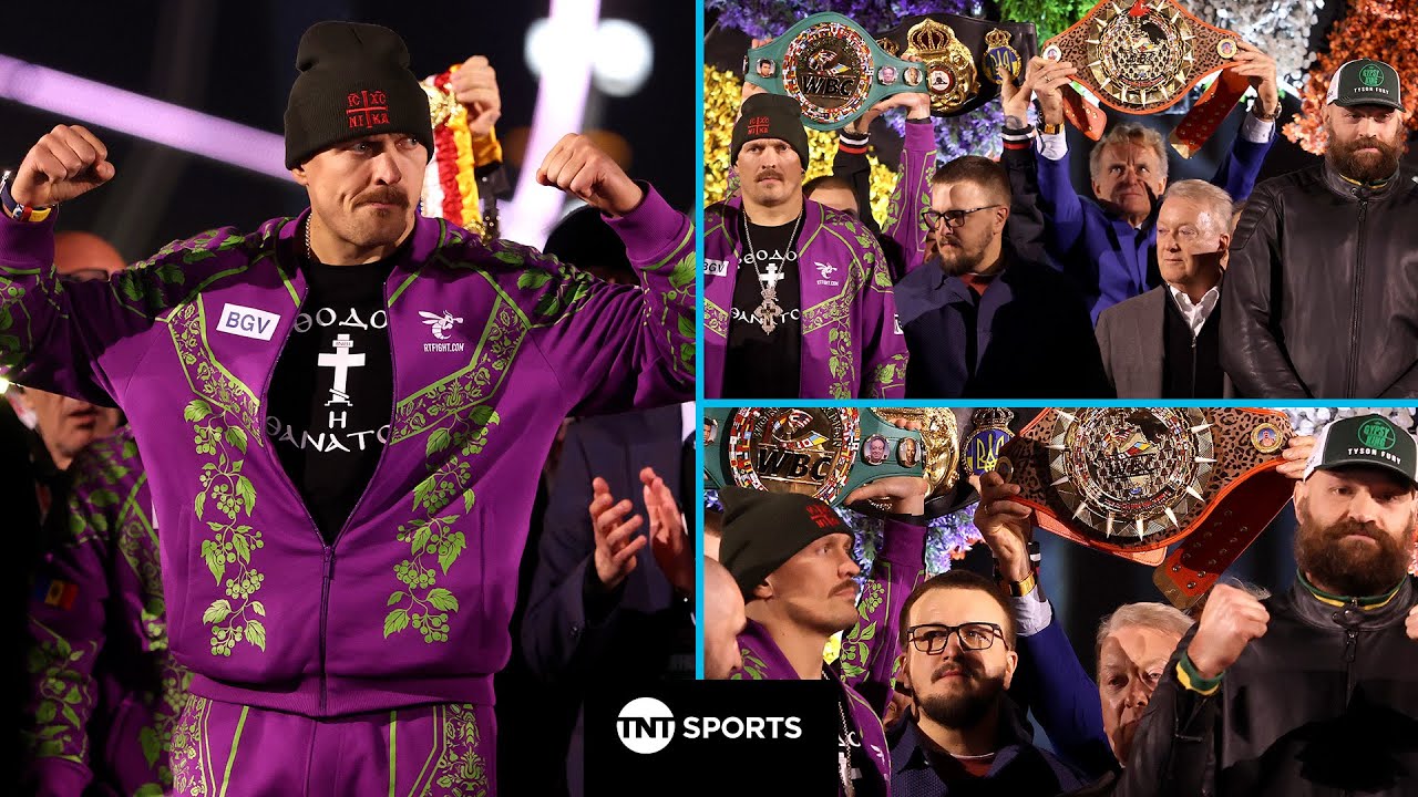 FULL Oleksandr Usyk vs Tyson Fury weigh-in and final TENSE face-off! ЁЯе╢ЁЯПЖ #UsykFury2 ЁЯЗ╕ЁЯЗж