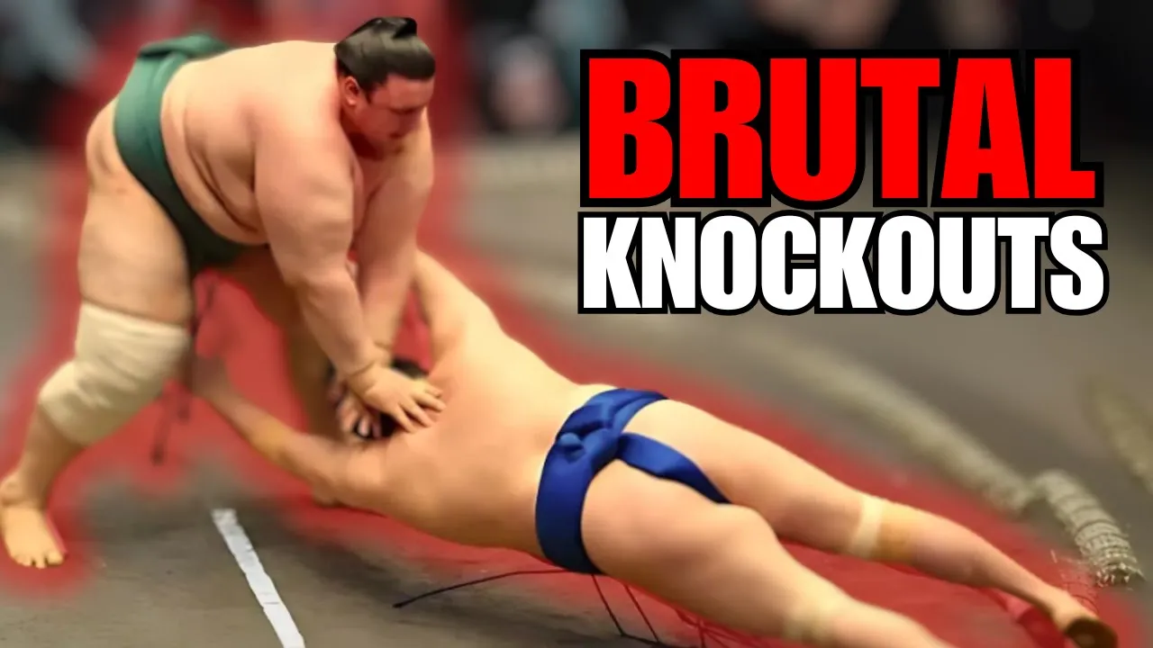 Most BRUTAL Knockouts And Finishes In SUMO background