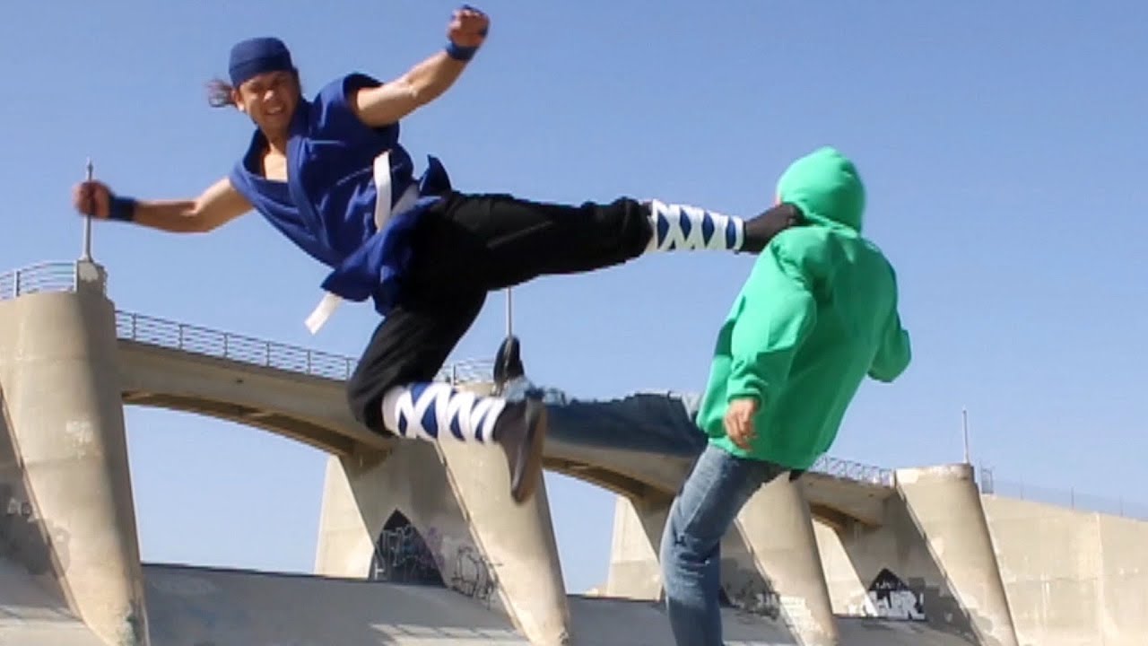 Karate Guy vs Street Gang | Martial Arts Fight Scene (Slug Street Scrappers)