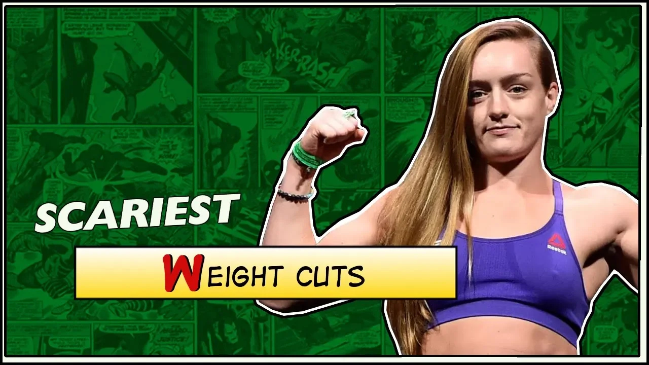 Scariest Weight Cuts in MMA background
