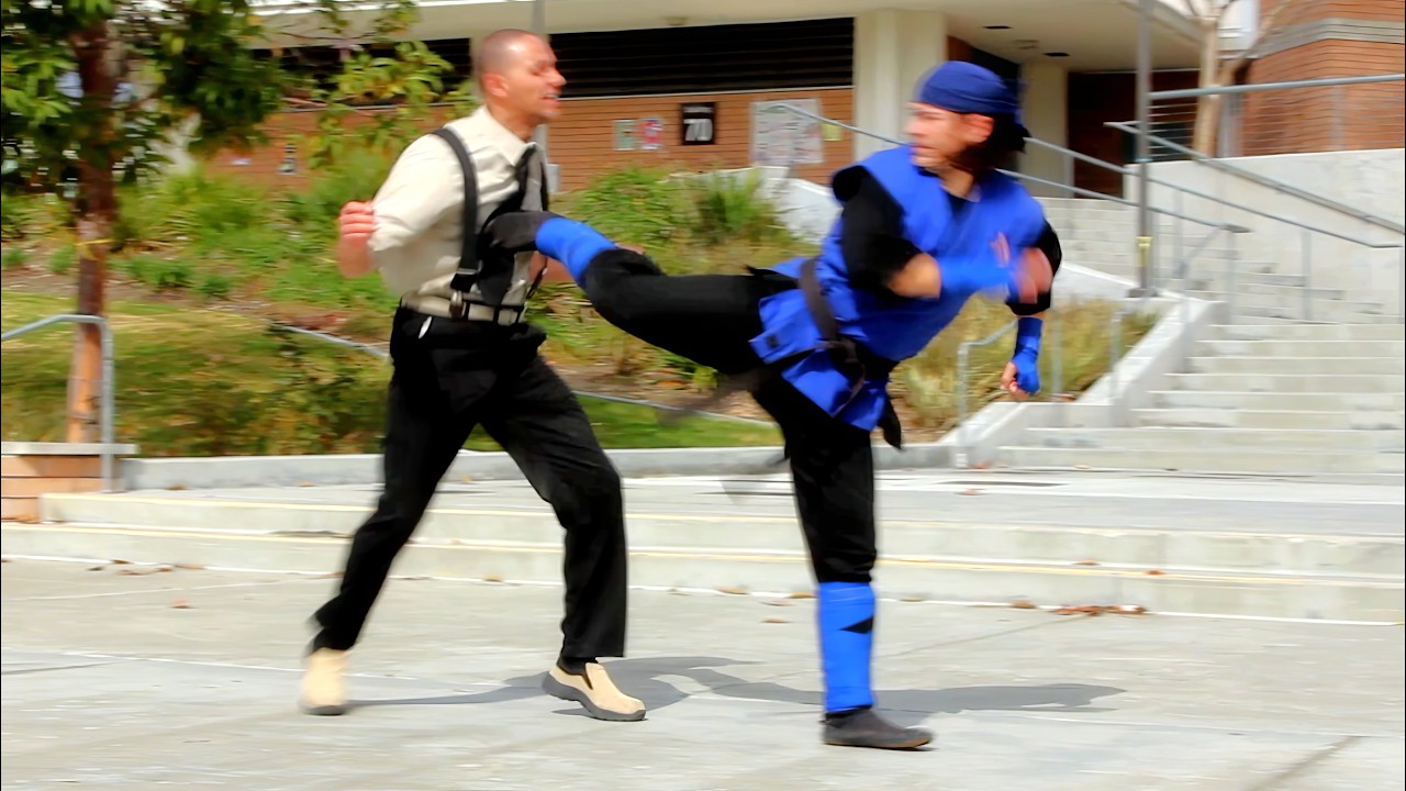 Karate vs Drunken Kung Fu | Martial Arts Fight Scene (Slug Street Scrappers)