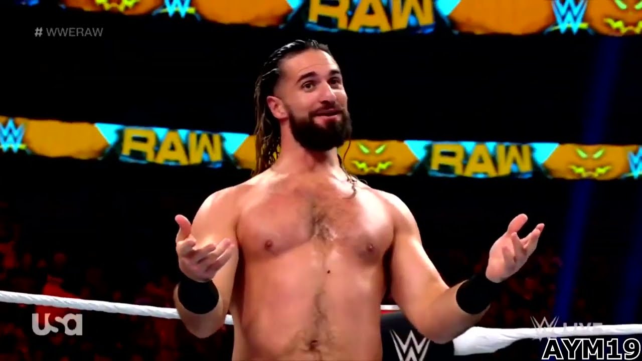 Seth Rollins vs Austin Theory RAW 10/31/2022 Highlights