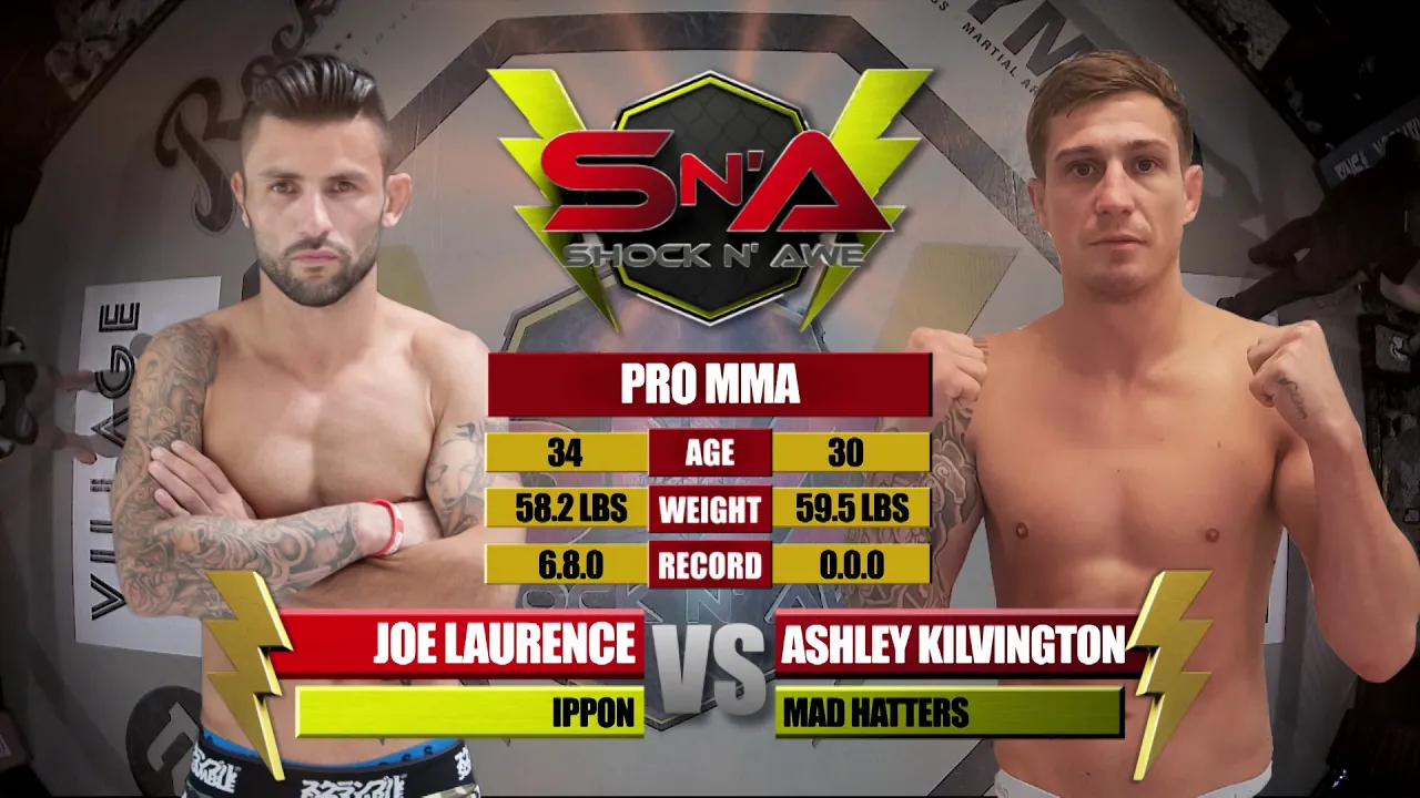 Shock N Awe 30 Free Fight: Pro MMA Ashley Kilvington vs Joe Laurence