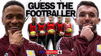 GUESS THE FOOTBALLER with Aston Villa's John McGinn & Ezri Konsa | Pick The Pro