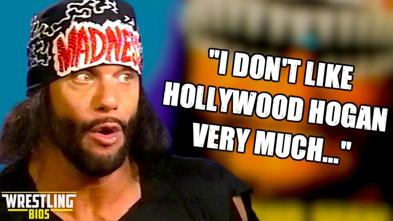 Watching Macho Man's "WCW Superstar Series" Tape background