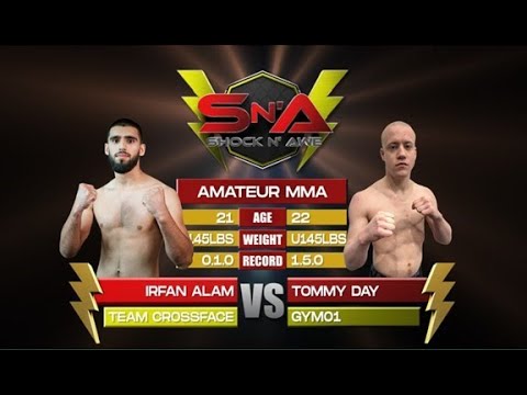 Shock N Awe 37 - Tommy Day vs Irfan Alam U145lbs Amateur MMA