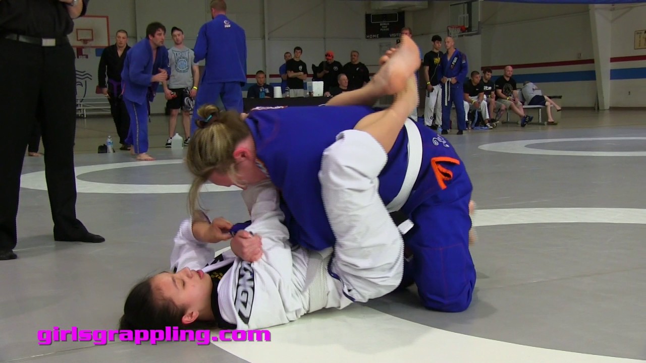 Girls Grappling Gi background