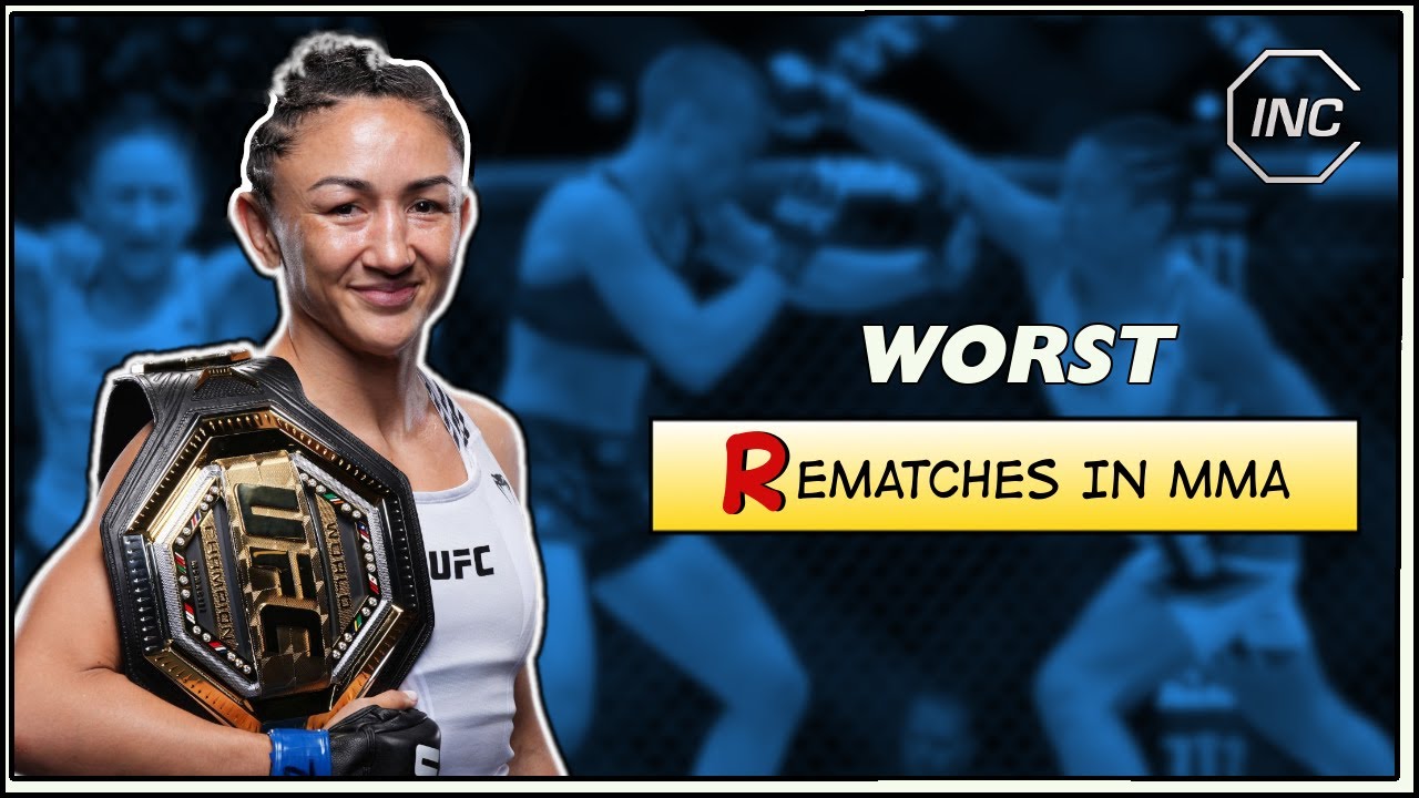 Worst Rematches In MMA background