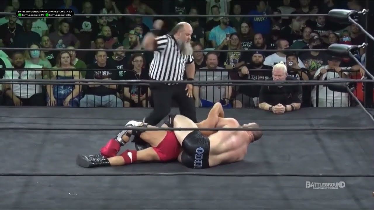 Alec Odin (w/Raven) Vs. Little Guido BCW (9/18/2021) background