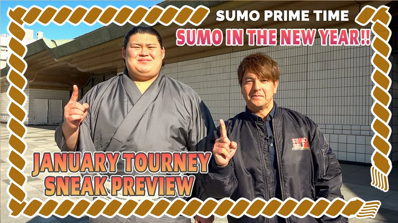 HEIGHTENED EXCITEMENT FOR THE NEW YEAR’S SUMO TOURNAMENT background