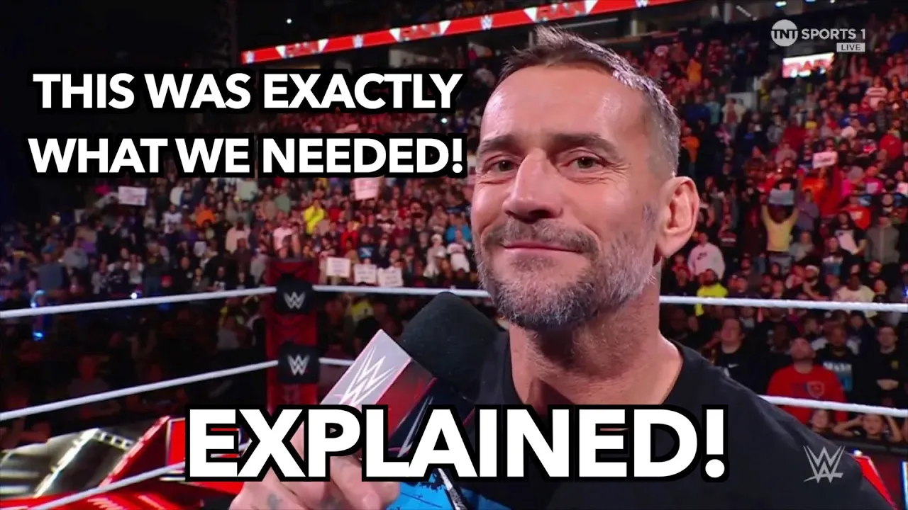 CM Punk's First WWE Promo & Why It Was GREAT! EXPLAINED! background