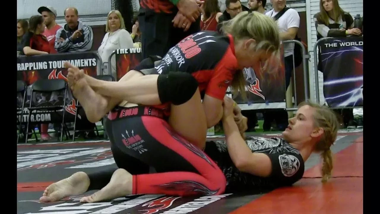 #238 Girls Grappling No-Gi @ NAGA NJ Tournament Match • Women Wrestling BJJ MMA Female Bout backdrop