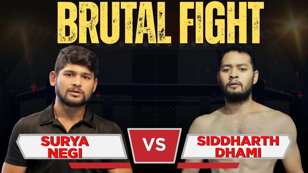 Surya Negi vs Siddharth Dhami | Full MMA Fight | Matrix Fight Night India