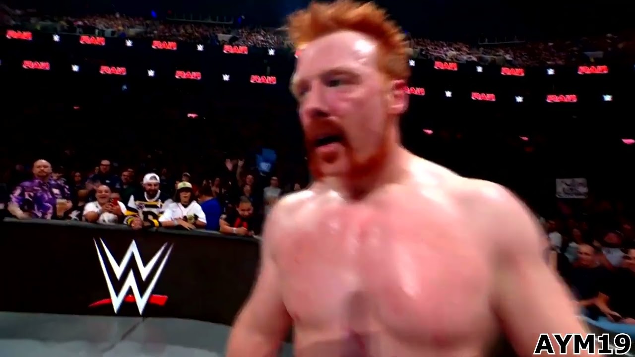 Drew McIntyre vs Sheamus vs Ilja Dragunov RAW 7/1/2024 Highlights background