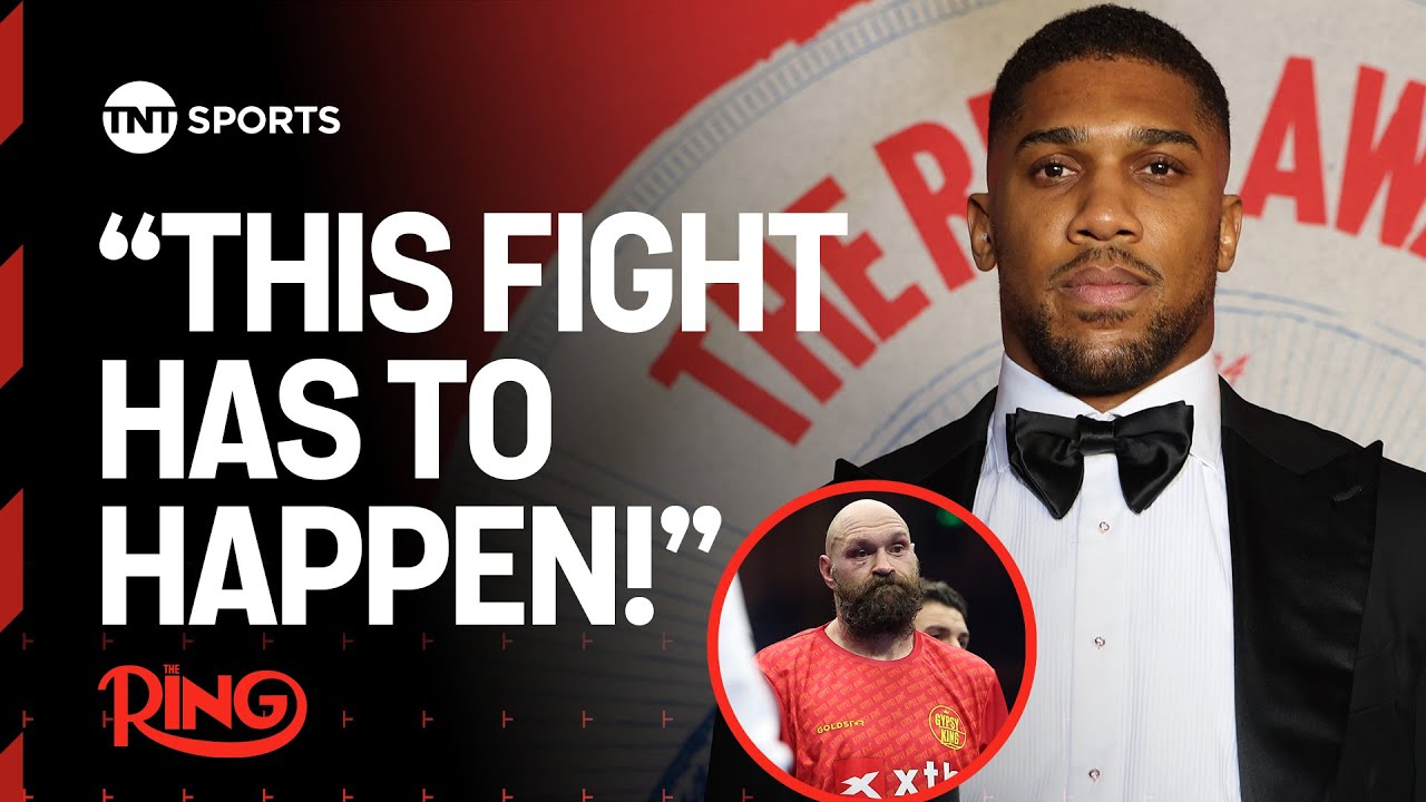 Anthony Joshua has his sights set on a MASSIVE fight with Tyson Fury 👀 background