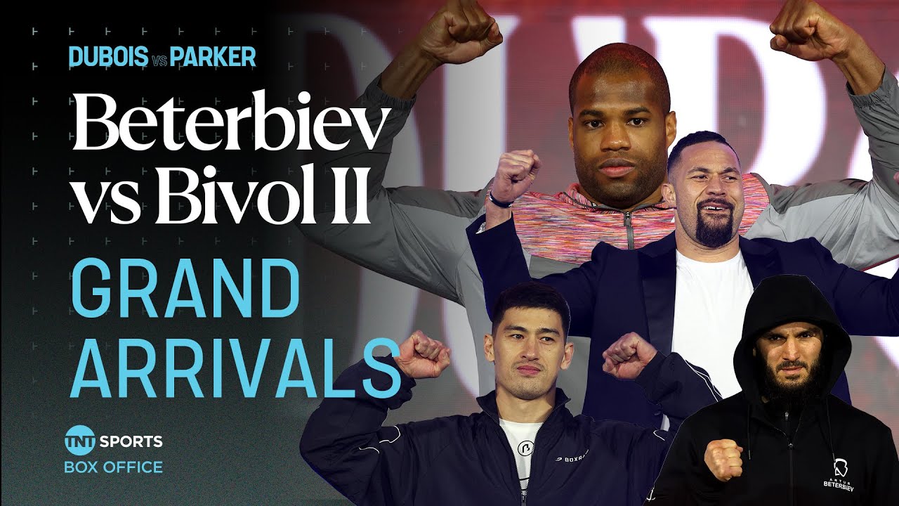#TheLastCrescendo Grand Arrivals 🔥 Dubois vs Parker, Beterbiev vs Bivol 2 & MORE! 🏆 background