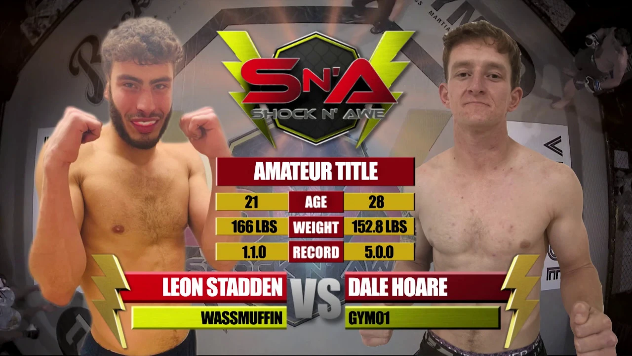 Shock N Awe 30 Free Fight: Leon Staddon vs Dale Hoare