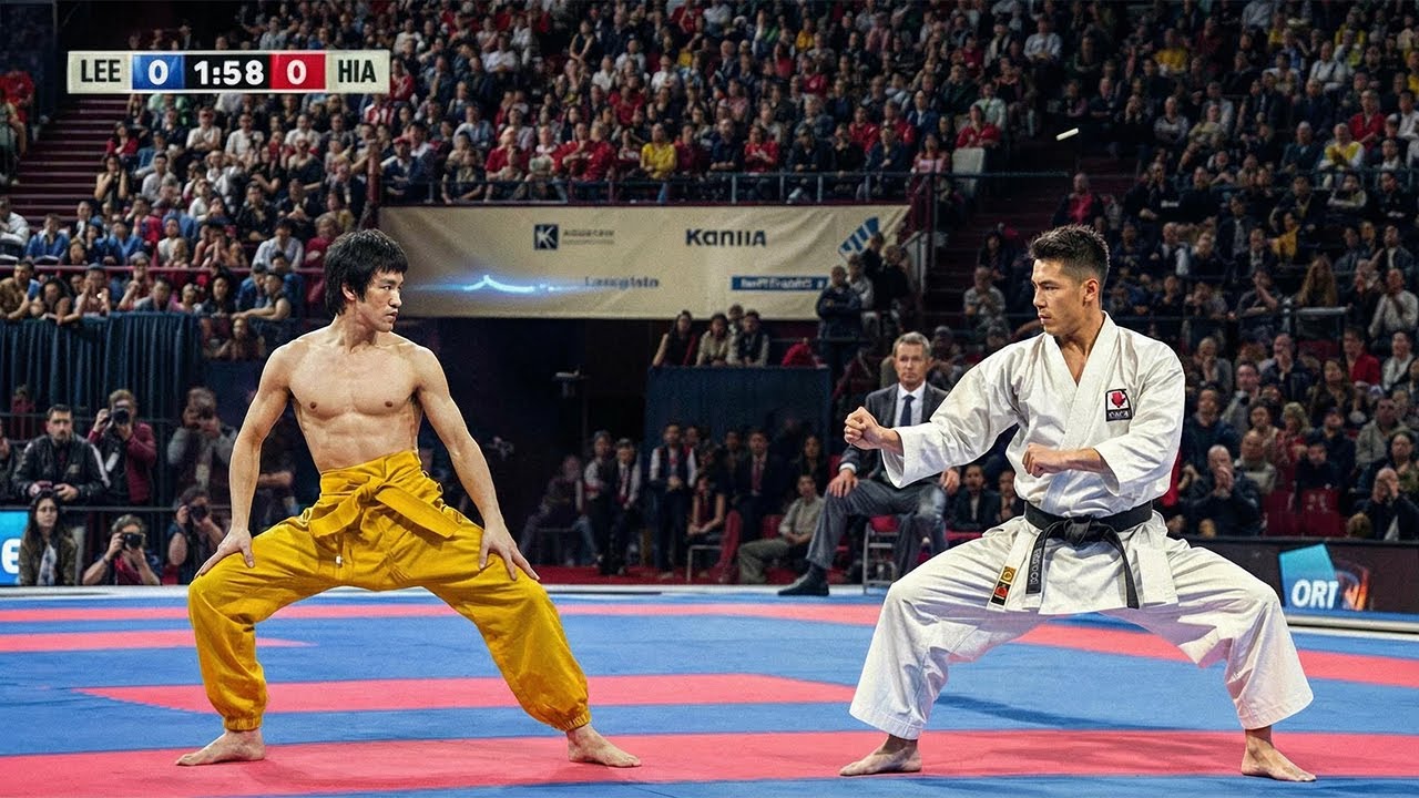 Rare Footage Bruce Lee Sparing With Karate Championship — Reality Was Brutal