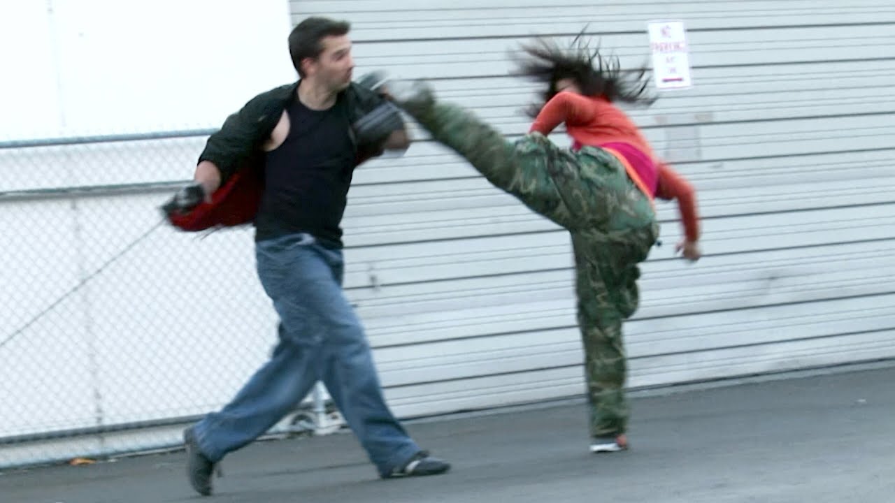 Taekwondo Girl vs Boxing Guy | Martial Arts Movie Fight Scene | 4K Remaster