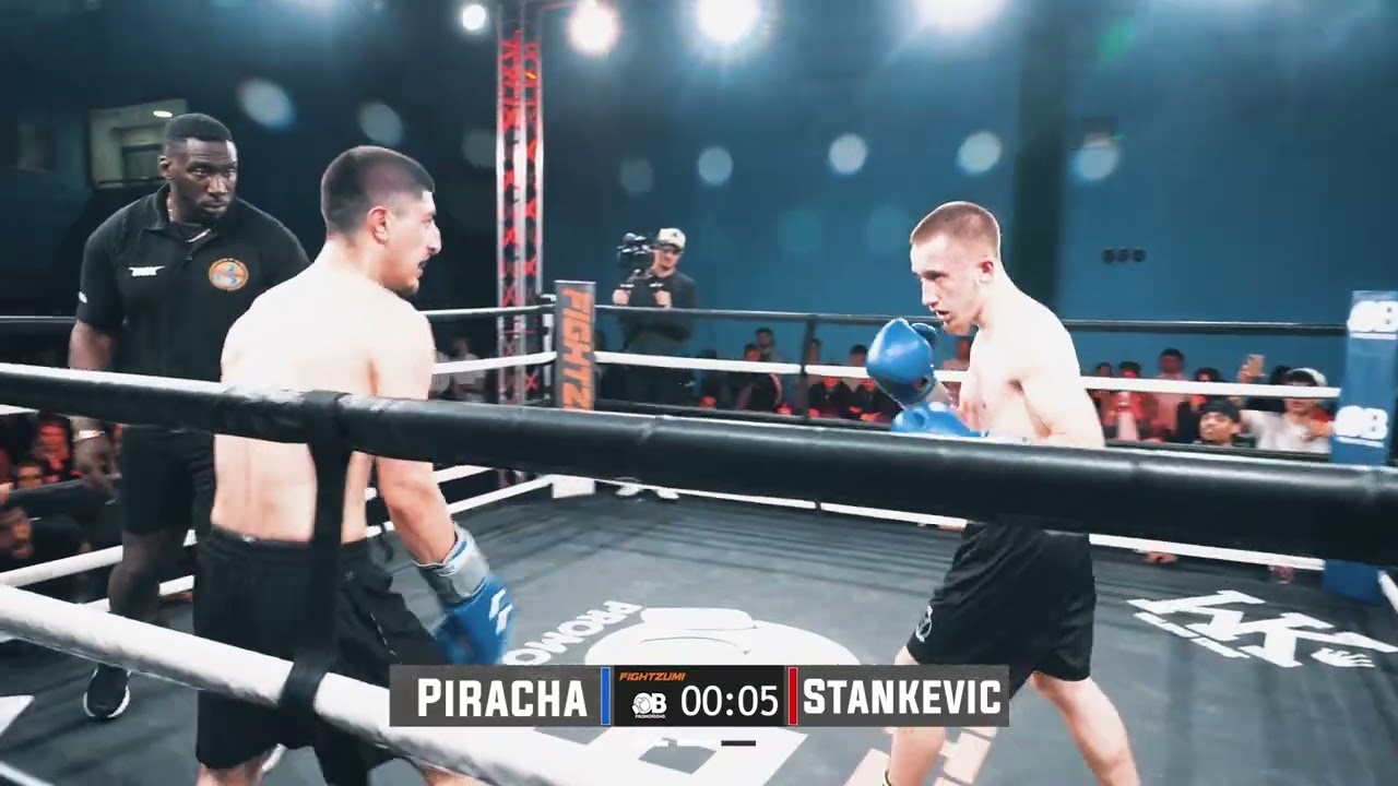 ALL-ACTION BOXING BATTLE | Zane Piracha vs Daniel Stankevic | FULL FIGHT background