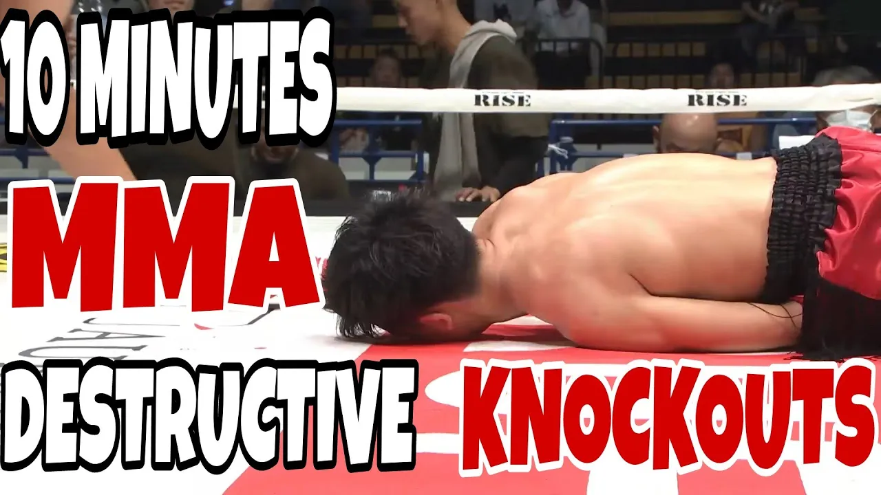 10 MINUTES OF MMA DESTRUCTIVE KNOCKOUTS 2023 background