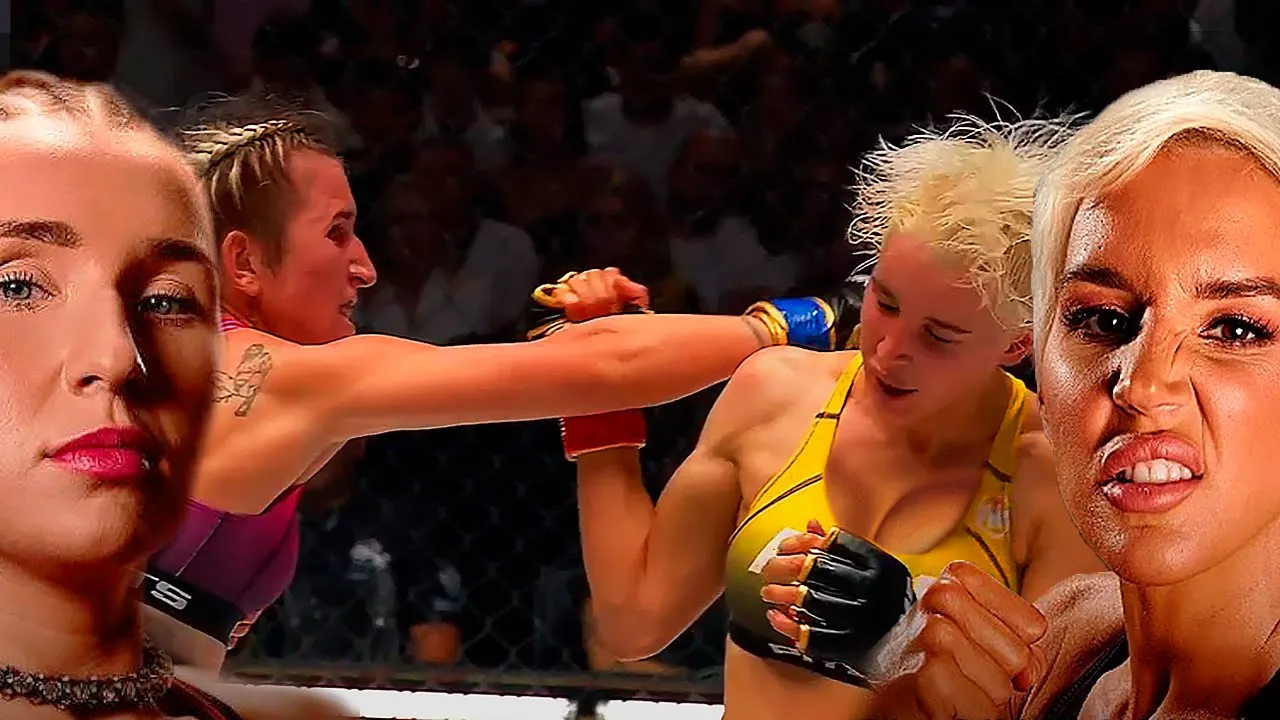 MMA fight Lil Masti vs Linkimaster 2 hot rematch - Aniela Bogusz vs Marta Linkiewicz 2 background
