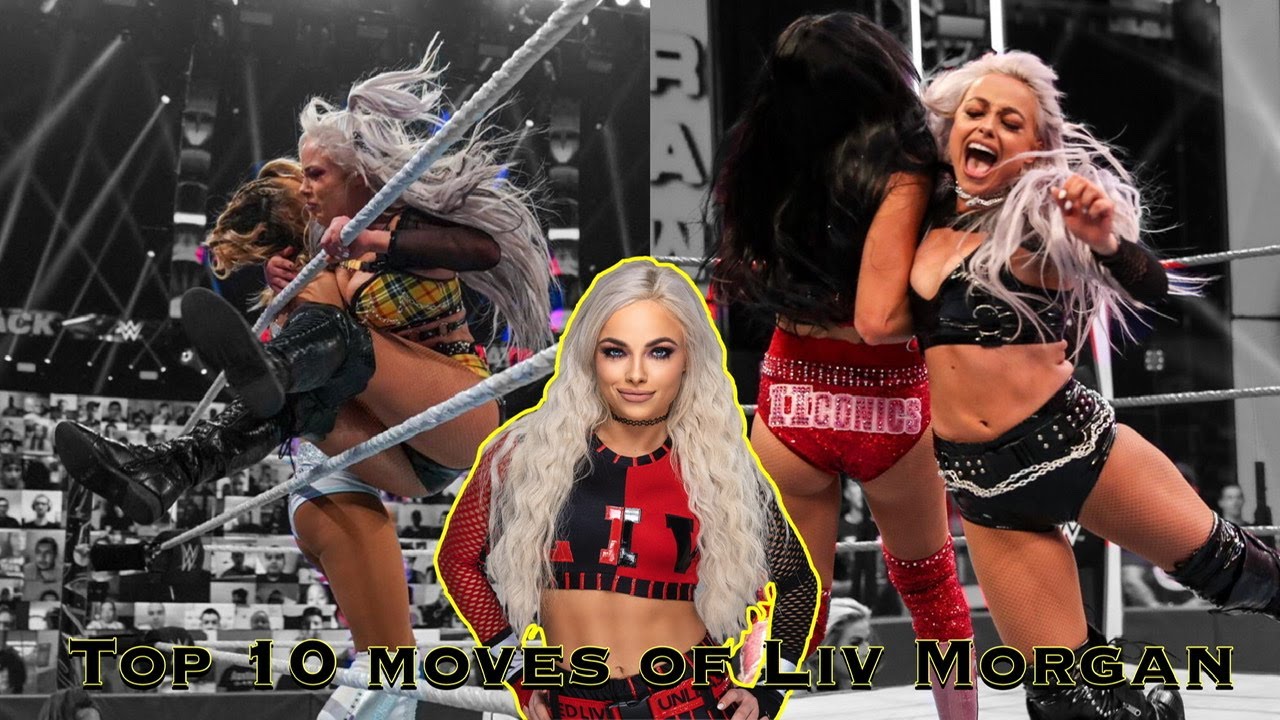 Top 10 Moves Of Liv Morgan{Liv Spiteful} background