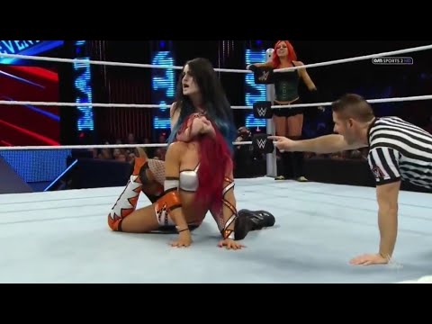 WWE Main Event Becky Lynch And Paige Vs Sasha Banks And Naomi September 4, 2015 background