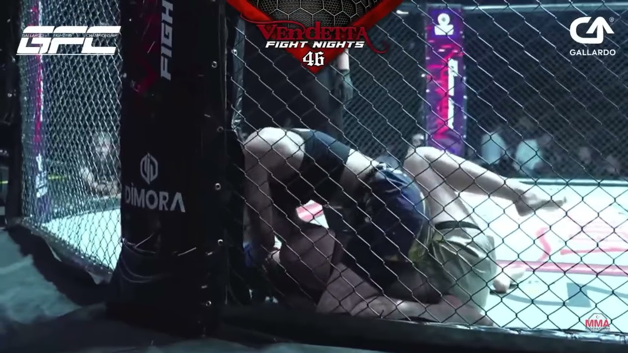 Turkish Girl choked and mounted in MMA
