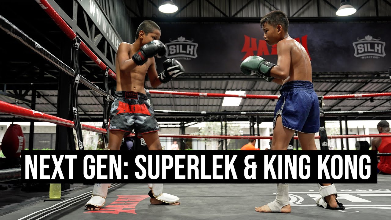 Next Gen Muay Thai Kids - Superlek & Kingkong Sparring background
