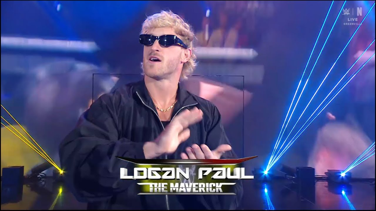 Logan Paul Entrance - WWE RAW | May. 19, 2025 background